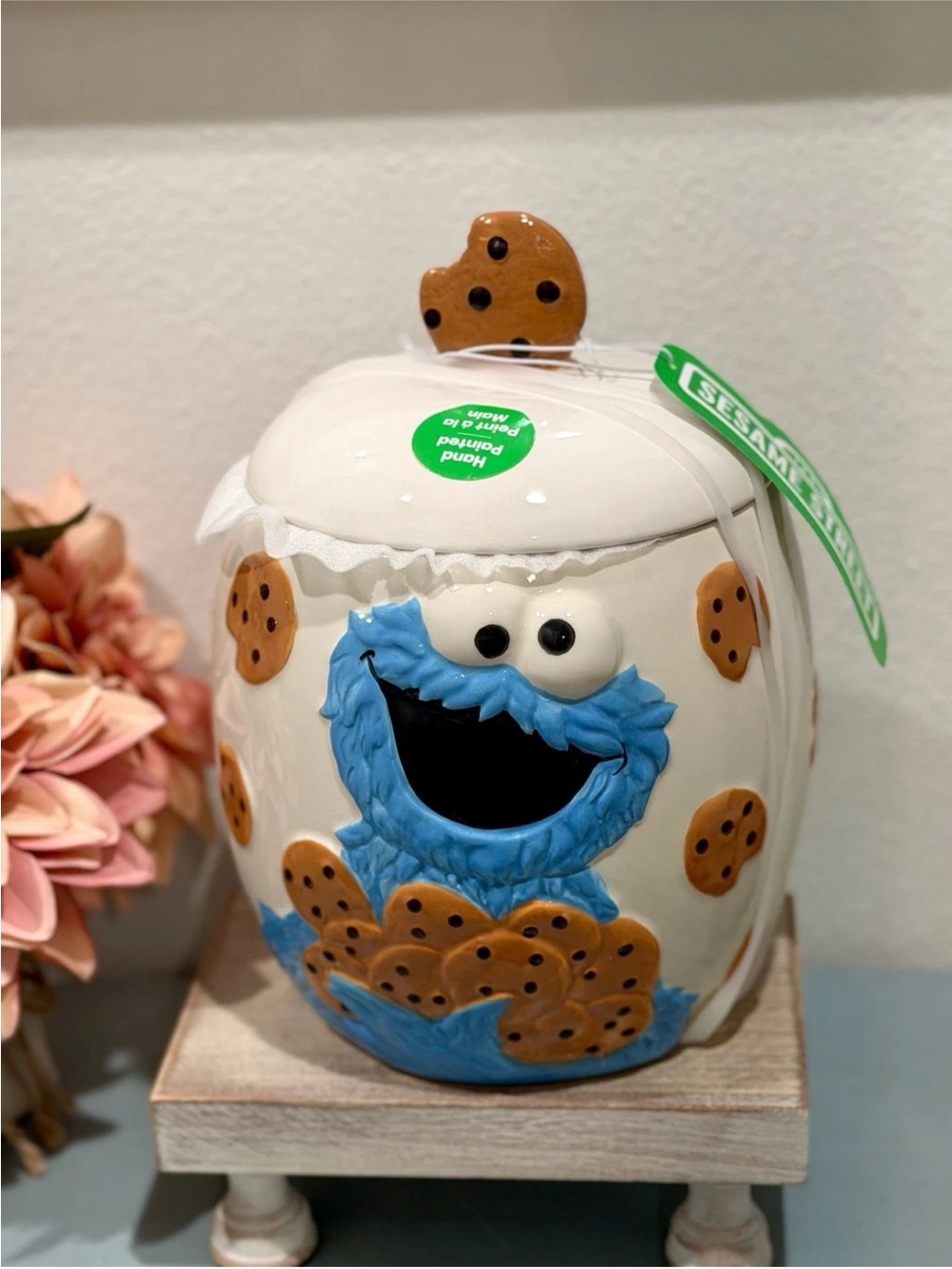 "Cookie Monster" Sesame Street
Ceramic Collectible Cookie Jar - Brand New!